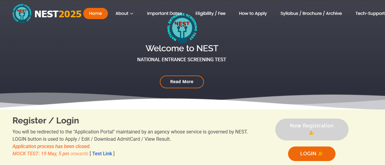 NISER Exam Date