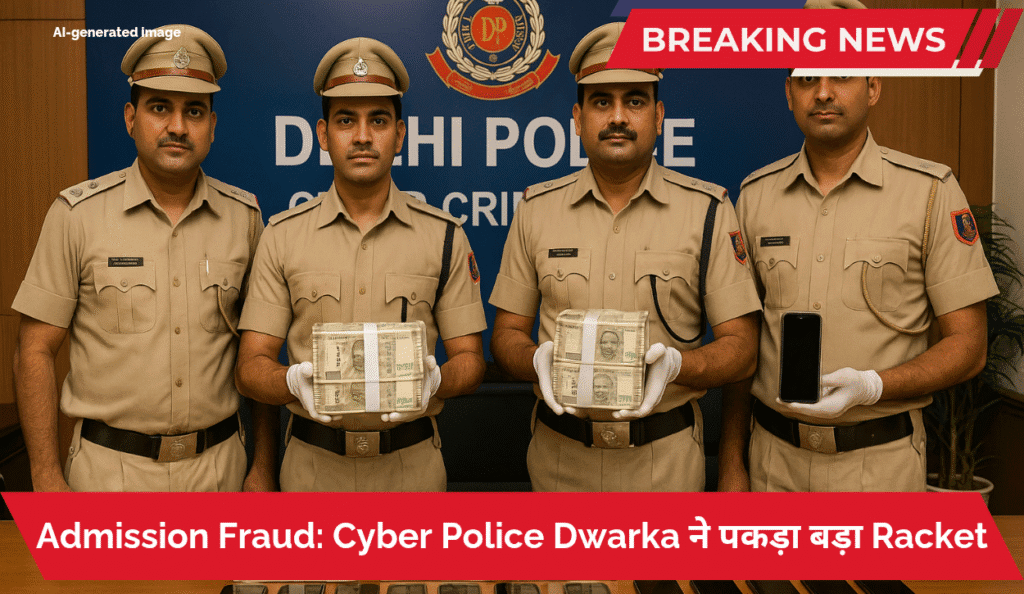 Admission Fraud: Cyber Police Dwarka ने पकड़ा बड़ा Racket, Rs 1.34 Crore Cash Recovery के साथ दो Fraudsters Arrest
