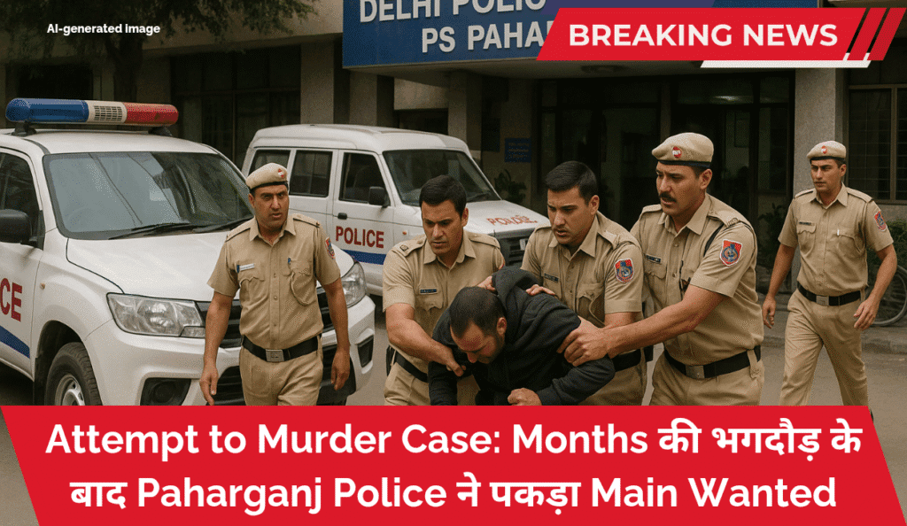 Attempt to Murder Case: Months की भगदौड़ के बाद Paharganj Police ने पकड़ा Main Wanted