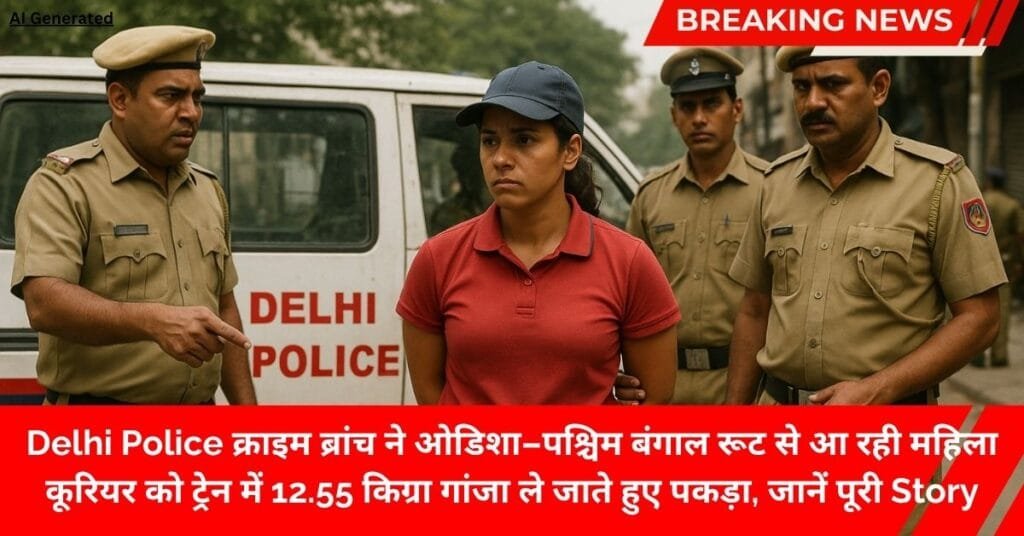 Delhi Ganja Bust: महिला कूरियर पकड़ी गई 12.55 Kg हाई-क्वालिटी गांजा के साथ