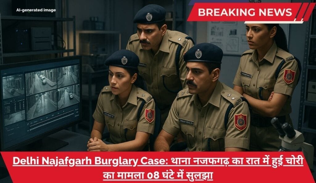Najafgarh Burglary Case Delhi: थाना नजफगढ़ का रात में हुई चोरी का मामला 08 घंटे में सुलझा