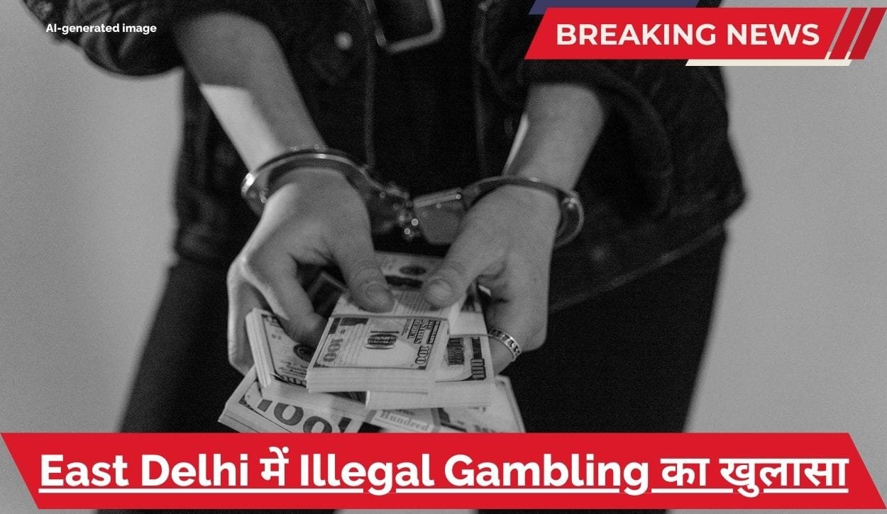 East Delhi में Illegal Gambling का खुलासा