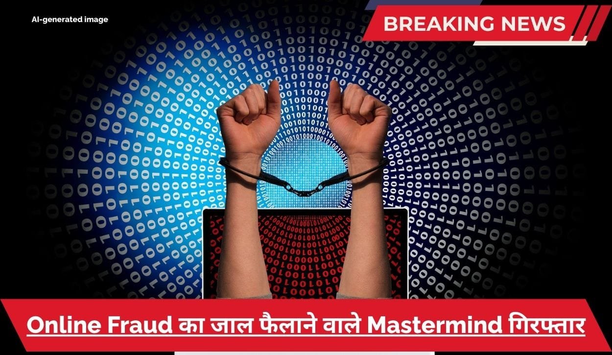 Online Fraud का जाल फैलाने वाले Mastermind गिरफ्तार