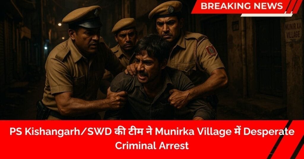 PS Kishangarh police Desperate Criminal Arrest armed robber