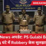 Delhi News अपडेट: PS Gulabi Bagh ने 24 घंटे में Robbery केस सुलझाया