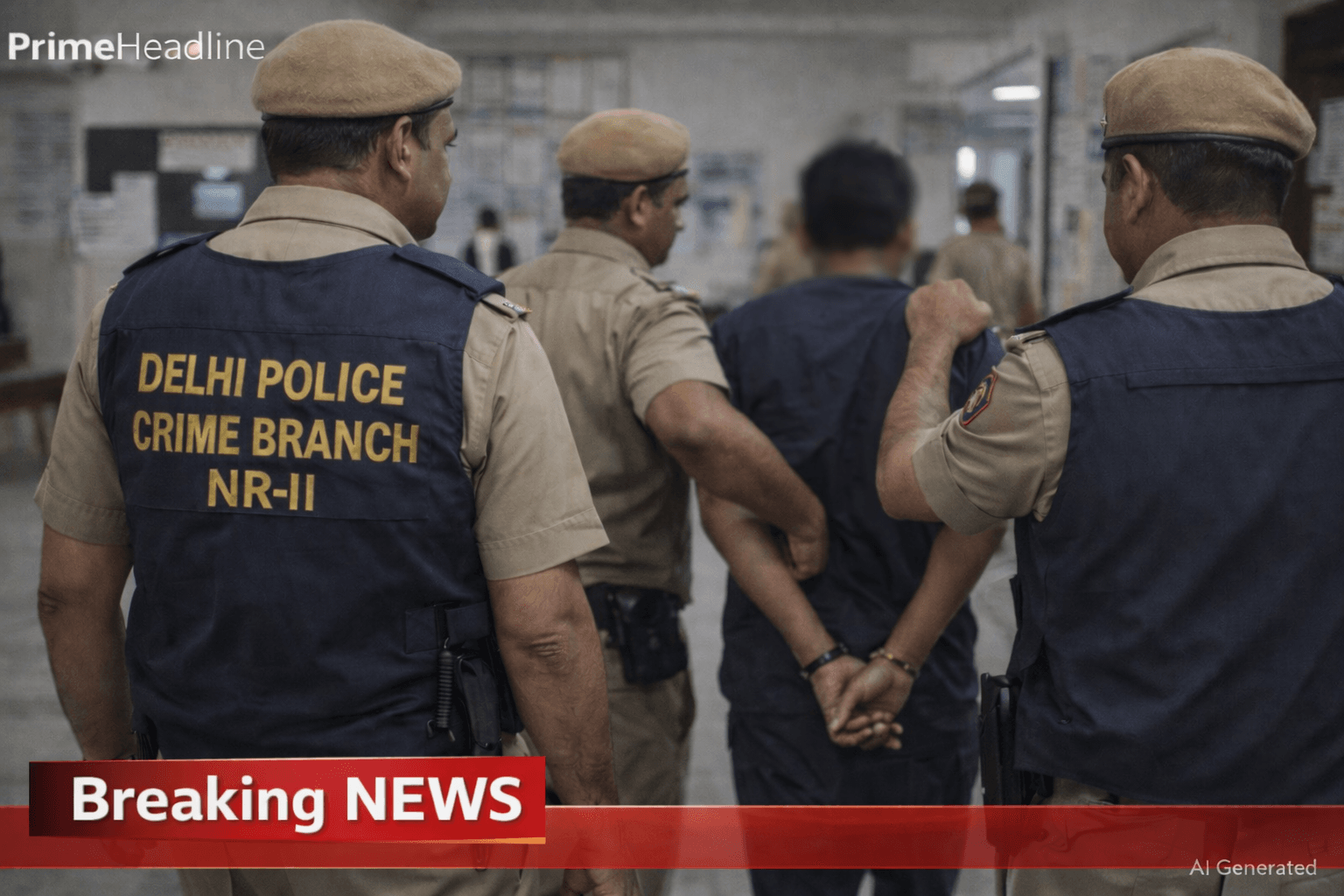 Delhi Crime Branch arrest of wanted accused in Jahangirpuri case