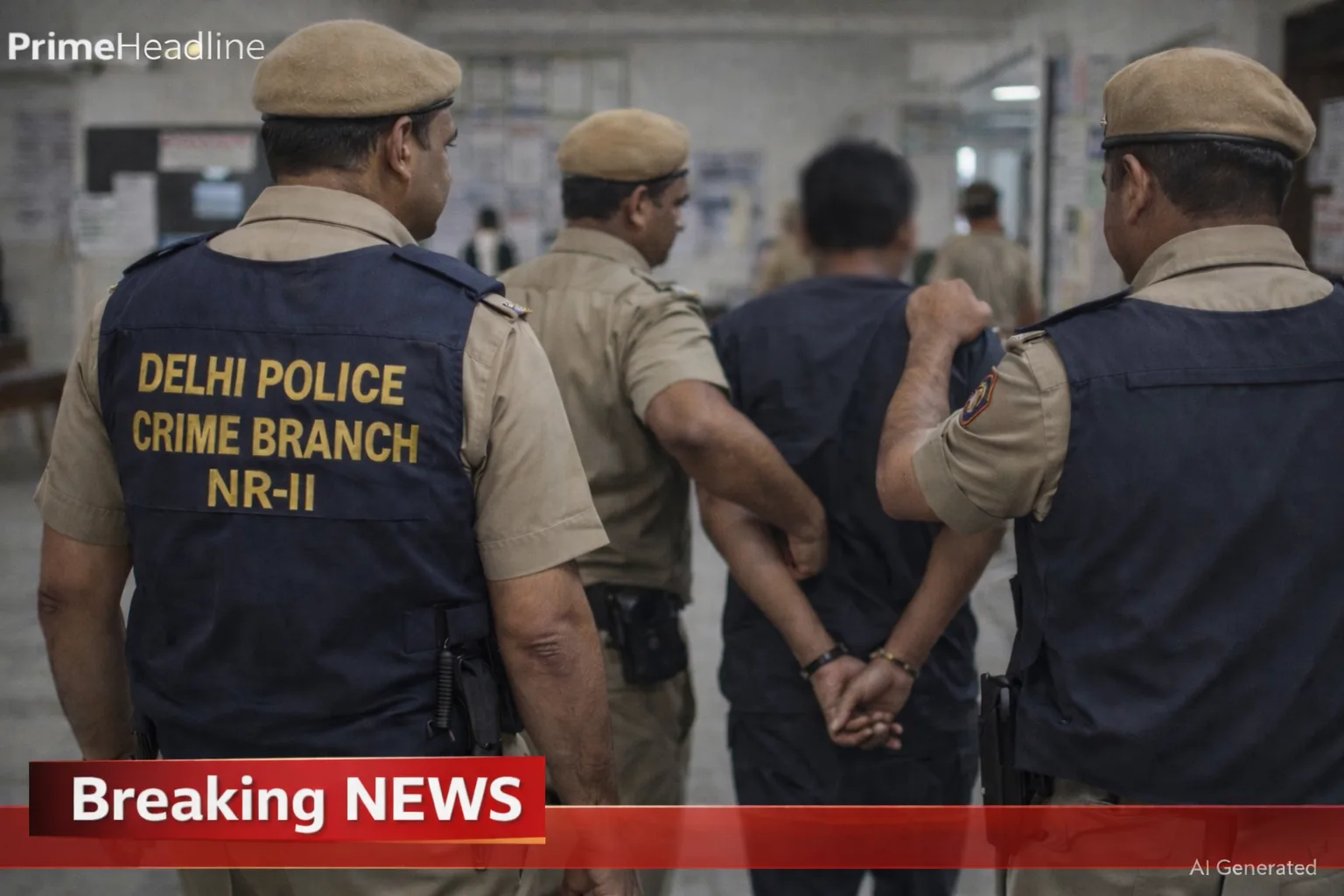 Delhi Crime Branch arrest of wanted accused in Jahangirpuri case