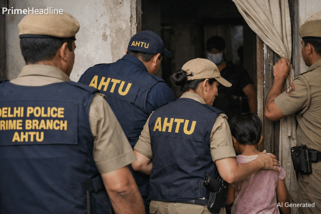 Delhi Police AHTU missing boys recovery case