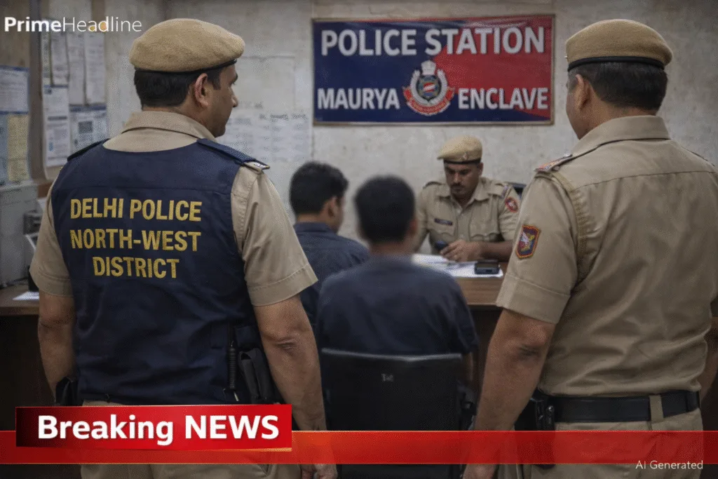 PS Maurya Enclave robbery case solved: मोबाइल लूट मामले में दो आरोपी गिरफ्तार