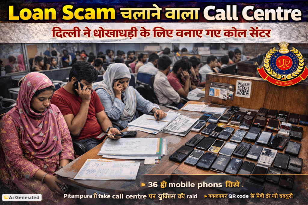 Delhi Fake Call Centre Bust cyber fraud call setup