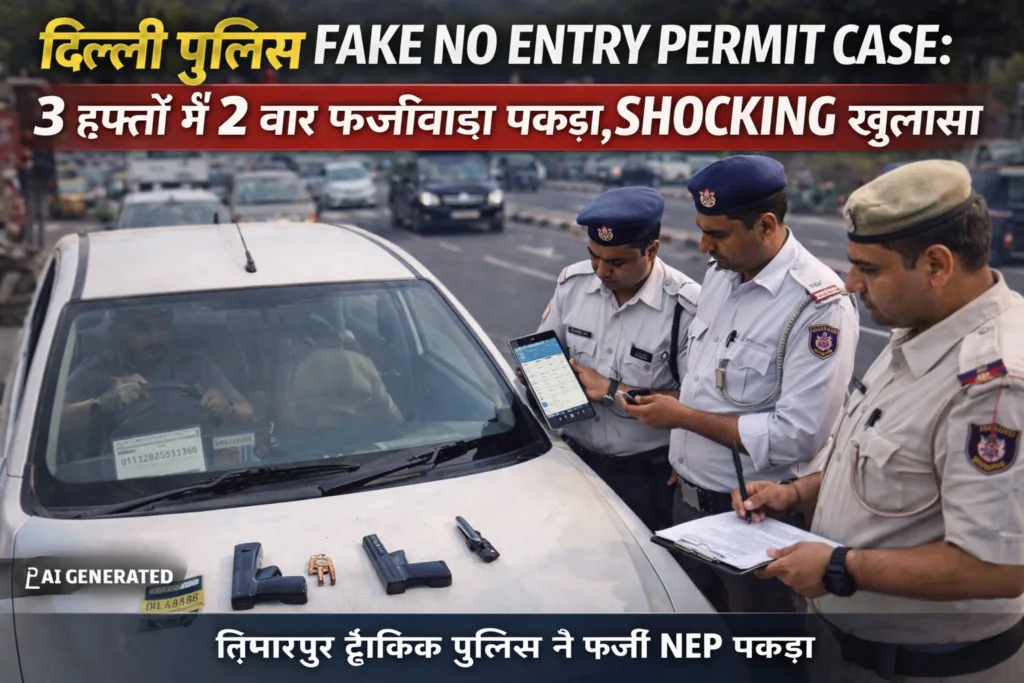 Delhi Police Fake No Entry Permit Case: 3 हफ्तों में 2 बार फर्जीवाड़ा पकड़ा, बड़ा खुलासा