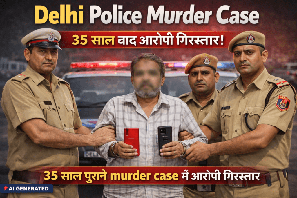 Delhi Police Murder Case accused arrested after 35 years