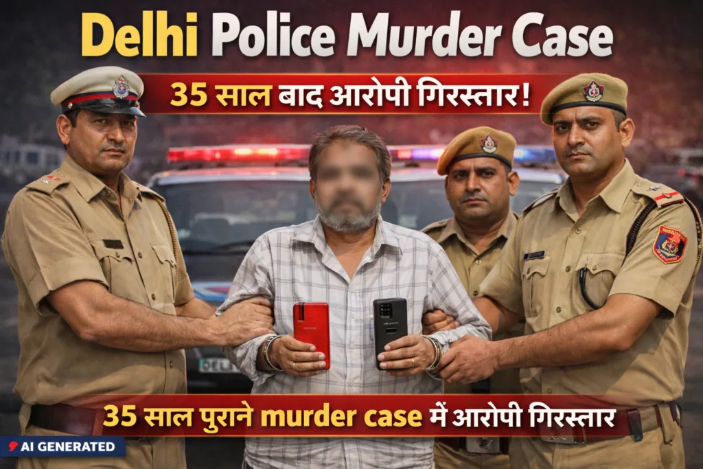 Delhi Police Murder Case: 35 साल बाद खुला राज, फरार आरोपी गिरफ्तार