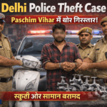Delhi Police Theft Case thief arrested with stolen scooty