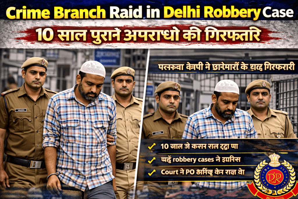 Delhi Robbery Case Bhalswa Dairy raid police action
