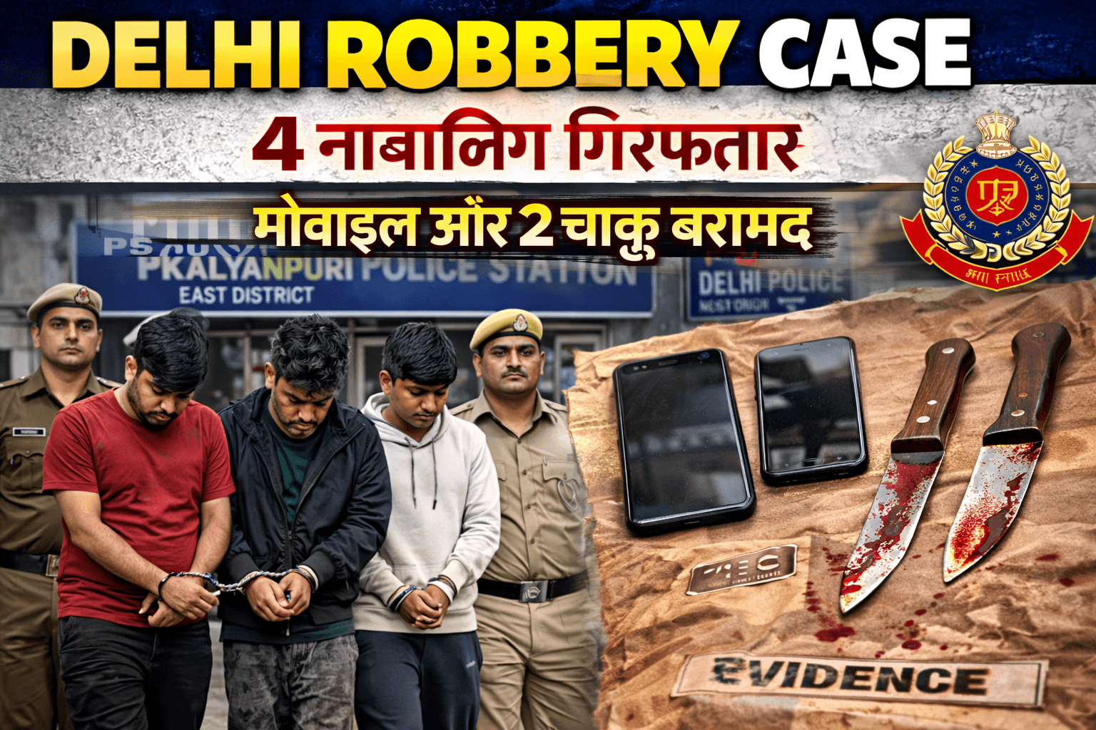 Delhi Robbery Case accused arrested by police